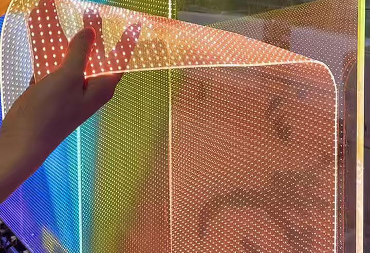 transparent LED Screen display