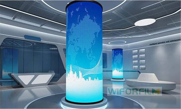 LED cylindrical screen