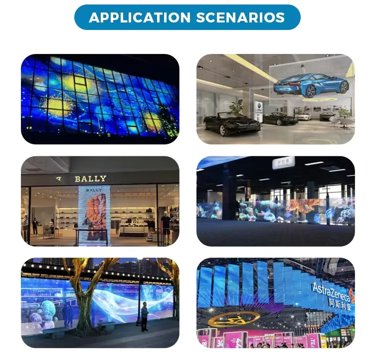 P10 Ultra Transparent LED Film Screen