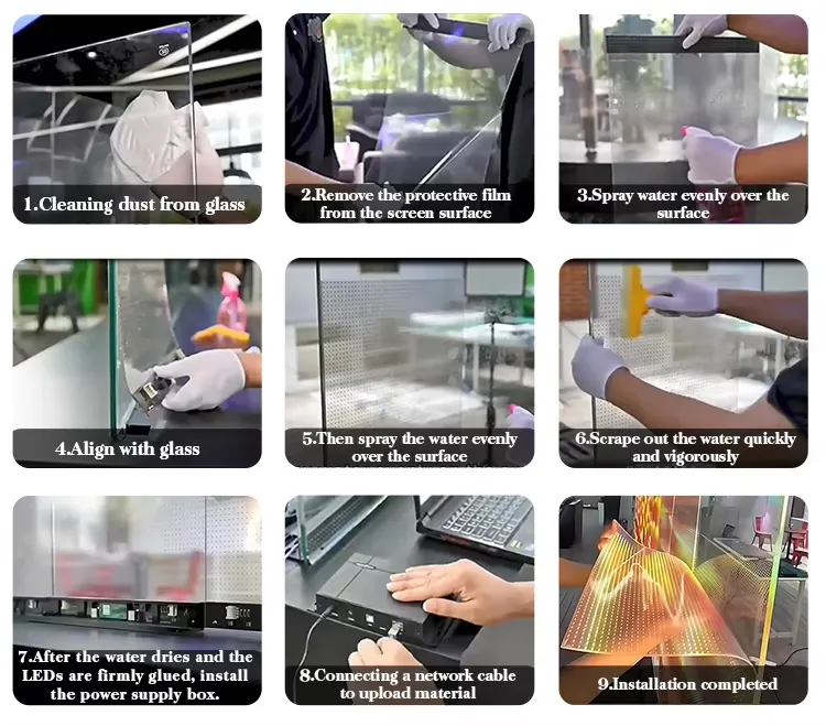 Transparent LED Display Film