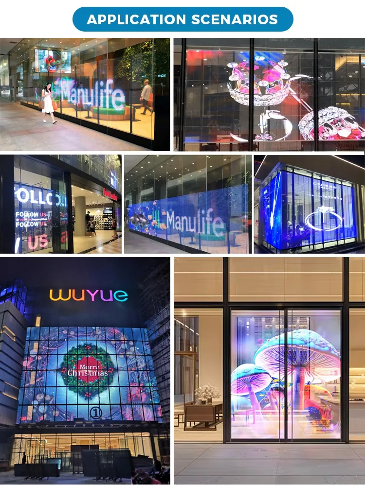 Transparent Flexible LED Film