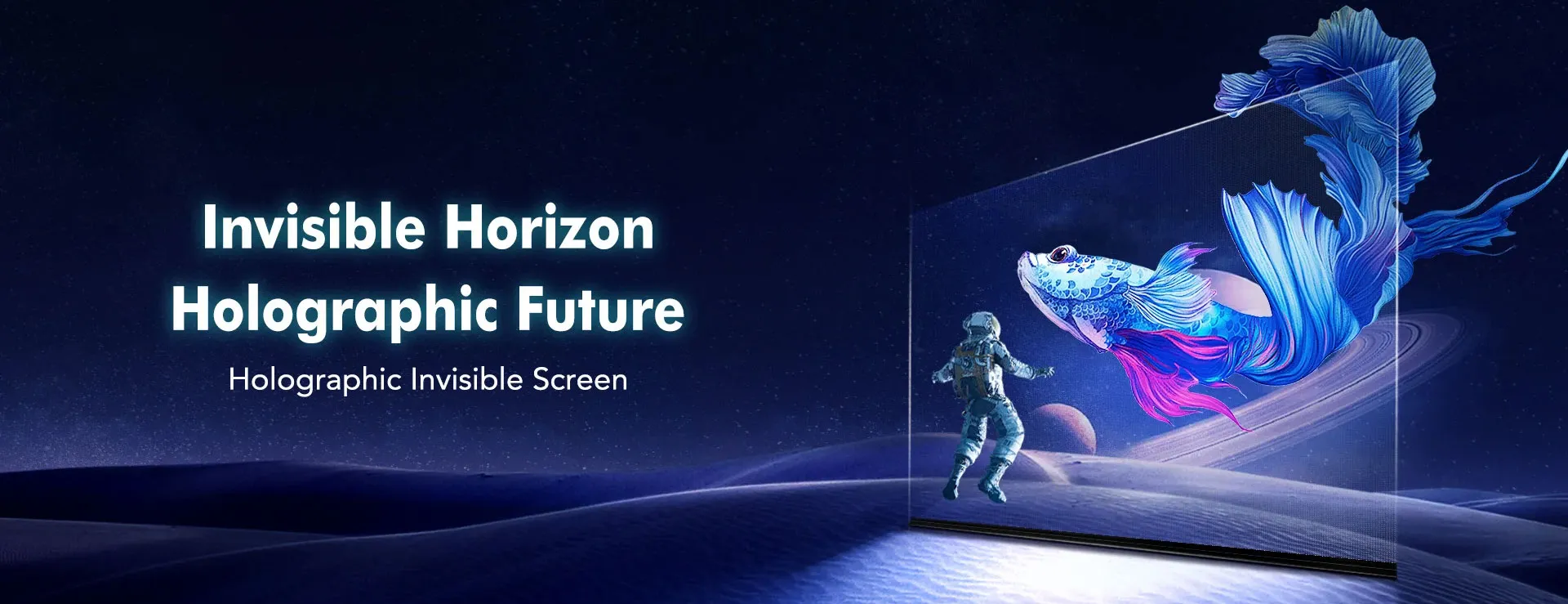 holographic invisible screen